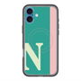 スリムプロテクションプレミアムケース with MagSafe［ オリジナル - initial color line - N green ］