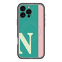 スリムプロテクションプレミアムケース with MagSafe［ オリジナル - initial color line - N green ］