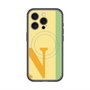 スリムプロテクションプレミアムケース with MagSafe［ オリジナル - initial color line - N yellow ］