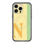 スリムプロテクションプレミアムケース with MagSafe［ オリジナル - initial color line - N yellow ］