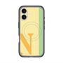 スリムプロテクションプレミアムケース with MagSafe［ オリジナル - initial color line - N yellow ］