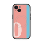 スリムプロテクションプレミアムケース with MagSafe［ オリジナル - initial color line - O pink ］