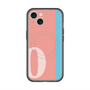 スリムプロテクションプレミアムケース with MagSafe［ オリジナル - initial color line - O pink ］