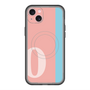 スリムプロテクションプレミアムケース with MagSafe［ オリジナル - initial color line - O pink ］
