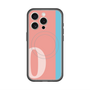 スリムプロテクションプレミアムケース with MagSafe［ オリジナル - initial color line - O pink ］