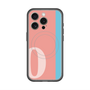 スリムプロテクションプレミアムケース with MagSafe［ オリジナル - initial color line - O pink ］