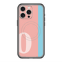 スリムプロテクションプレミアムケース with MagSafe［ オリジナル - initial color line - O pink ］