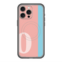 スリムプロテクションプレミアムケース with MagSafe［ オリジナル - initial color line - O pink ］