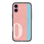 スリムプロテクションプレミアムケース with MagSafe［ オリジナル - initial color line - O pink ］