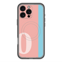 スリムプロテクションプレミアムケース with MagSafe［ オリジナル - initial color line - O pink ］