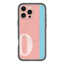 スリムプロテクションプレミアムケース with MagSafe［ オリジナル - initial color line - O pink ］