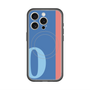 スリムプロテクションプレミアムケース with MagSafe［ オリジナル - initial color line - O blue ］