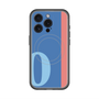 スリムプロテクションプレミアムケース with MagSafe［ オリジナル - initial color line - O blue ］