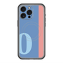 スリムプロテクションプレミアムケース with MagSafe［ オリジナル - initial color line - O blue ］