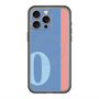 スリムプロテクションプレミアムケース with MagSafe［ オリジナル - initial color line - O blue ］