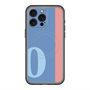 スリムプロテクションプレミアムケース with MagSafe［ オリジナル - initial color line - O blue ］