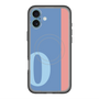 スリムプロテクションプレミアムケース with MagSafe［ オリジナル - initial color line - O blue ］
