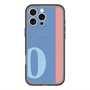 スリムプロテクションプレミアムケース with MagSafe［ オリジナル - initial color line - O blue ］