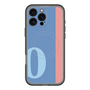 スリムプロテクションプレミアムケース with MagSafe［ オリジナル - initial color line - O blue ］