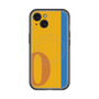 スリムプロテクションプレミアムケース with MagSafe［ オリジナル - initial color line - O orange ］
