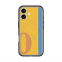 スリムプロテクションプレミアムケース with MagSafe［ オリジナル - initial color line - O orange ］