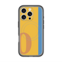 スリムプロテクションプレミアムケース with MagSafe［ オリジナル - initial color line - O orange ］
