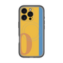 スリムプロテクションプレミアムケース with MagSafe［ オリジナル - initial color line - O orange ］