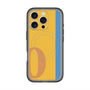 スリムプロテクションプレミアムケース with MagSafe［ オリジナル - initial color line - O orange ］