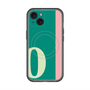 スリムプロテクションプレミアムケース with MagSafe［ オリジナル - initial color line - O green ］