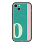 スリムプロテクションプレミアムケース with MagSafe［ オリジナル - initial color line - O green ］