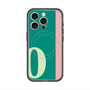 スリムプロテクションプレミアムケース with MagSafe［ オリジナル - initial color line - O green ］