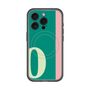 スリムプロテクションプレミアムケース with MagSafe［ オリジナル - initial color line - O green ］