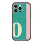 スリムプロテクションプレミアムケース with MagSafe［ オリジナル - initial color line - O green ］