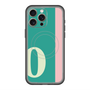 スリムプロテクションプレミアムケース with MagSafe［ オリジナル - initial color line - O green ］
