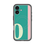 スリムプロテクションプレミアムケース with MagSafe［ オリジナル - initial color line - O green ］