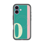 スリムプロテクションプレミアムケース with MagSafe［ オリジナル - initial color line - O green ］