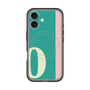 スリムプロテクションプレミアムケース with MagSafe［ オリジナル - initial color line - O green ］