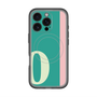 スリムプロテクションプレミアムケース with MagSafe［ オリジナル - initial color line - O green ］