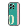 スリムプロテクションプレミアムケース with MagSafe［ オリジナル - initial color line - O green ］