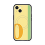 スリムプロテクションプレミアムケース with MagSafe［ オリジナル - initial color line - O yellow ］