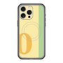 スリムプロテクションプレミアムケース with MagSafe［ オリジナル - initial color line - O yellow ］