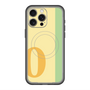 スリムプロテクションプレミアムケース with MagSafe［ オリジナル - initial color line - O yellow ］
