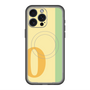 スリムプロテクションプレミアムケース with MagSafe［ オリジナル - initial color line - O yellow ］