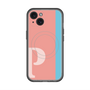 スリムプロテクションプレミアムケース with MagSafe［ オリジナル - initial color line - P pink ］