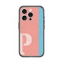 スリムプロテクションプレミアムケース with MagSafe［ オリジナル - initial color line - P pink ］