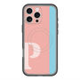 スリムプロテクションプレミアムケース with MagSafe［ オリジナル - initial color line - P pink ］