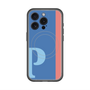 スリムプロテクションプレミアムケース with MagSafe［ オリジナル - initial color line - P blue ］