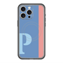 スリムプロテクションプレミアムケース with MagSafe［ オリジナル - initial color line - P blue ］