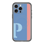 スリムプロテクションプレミアムケース with MagSafe［ オリジナル - initial color line - P blue ］