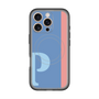 スリムプロテクションプレミアムケース with MagSafe［ オリジナル - initial color line - P blue ］